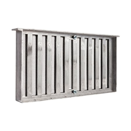 Gaf Master Flow 8 in. H X 16 in. W Mill Aluminum Foundation Vent 500